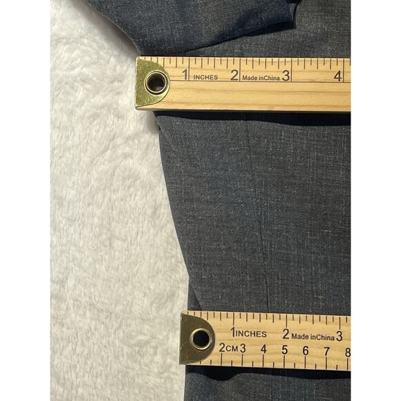 BR Banana Republic 40L 35x31 Slim Steel Blue Italian Marzotto Wool Suit - Picture 10 of 16